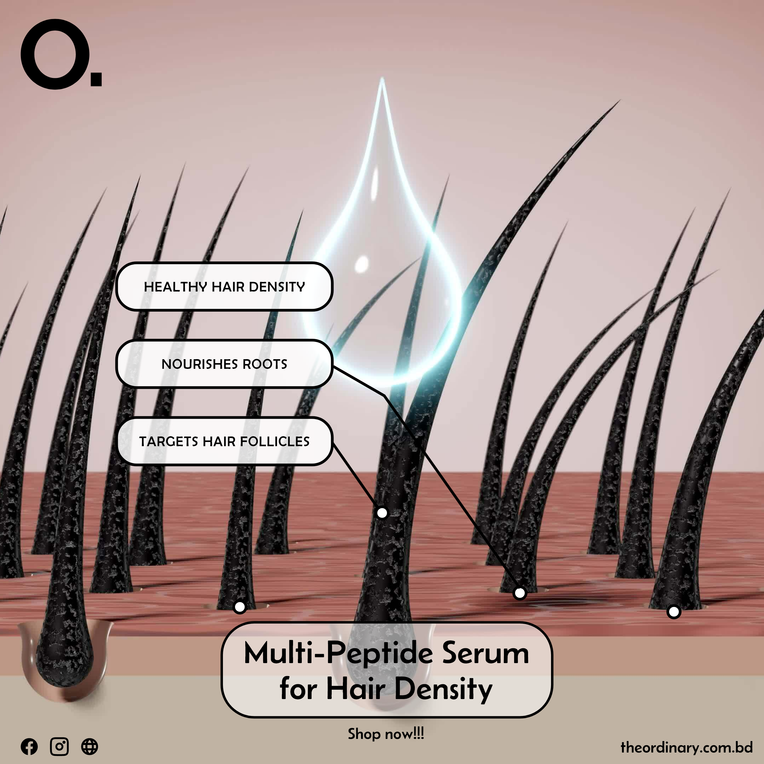 Multi-Peptide Serum for Hair Density